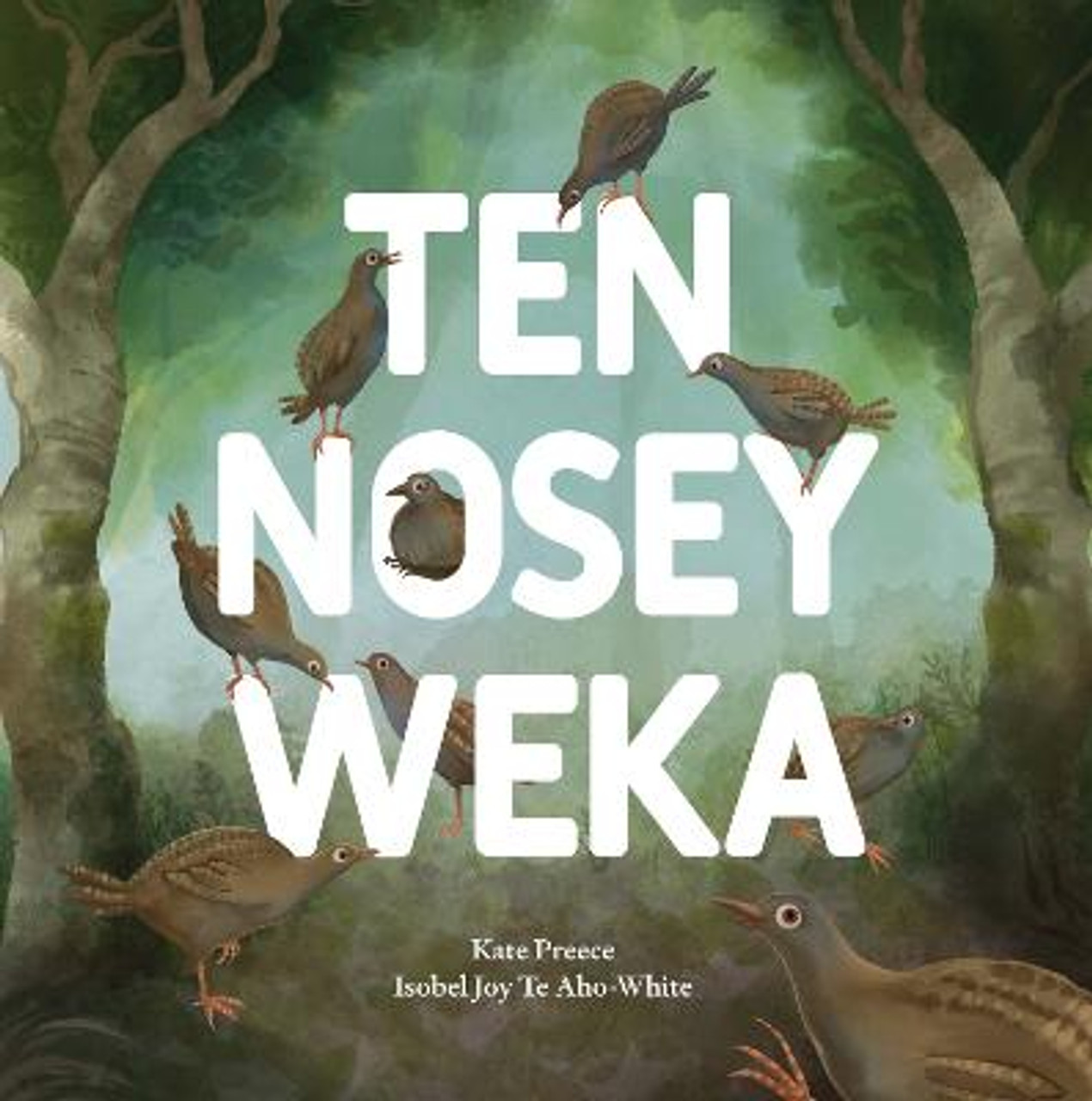 Ten nosey Weka by Kate Preece.